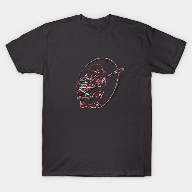 Eddie lineart T-Shirt by Glap